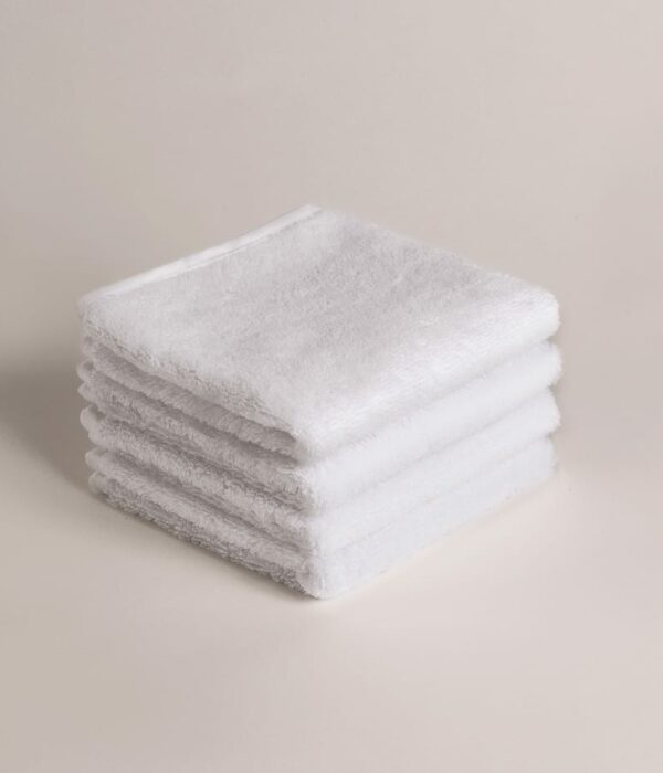 Set 4 face cloths 30x30 cm / 12x12 in.