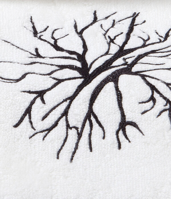 Bathrobe with notched collar - Image 2